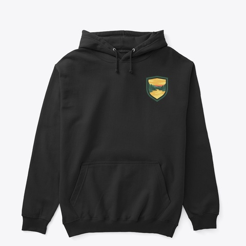 Buy Land Hoodie Black Kaos Front