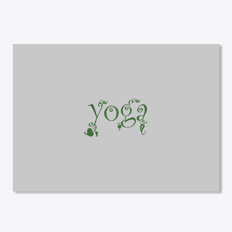 yoga nature green leafs zen life style
