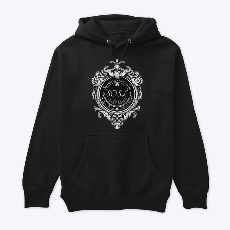 Royal SOSL logo on premium hoodie