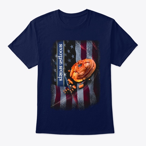 Patriotic American Clays Phone Case Navy áo T-Shirt Front