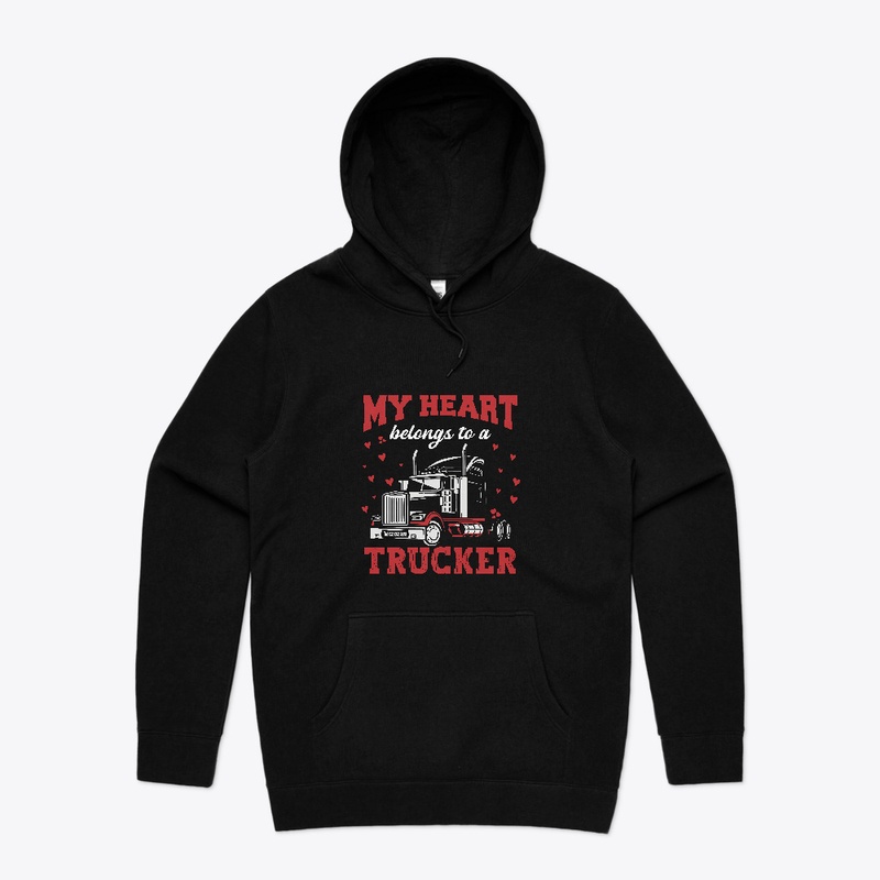 MY HEART BELONGS TO A TRUCKER