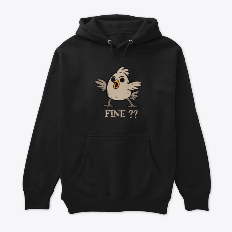 Flustered Chick Fine Meme