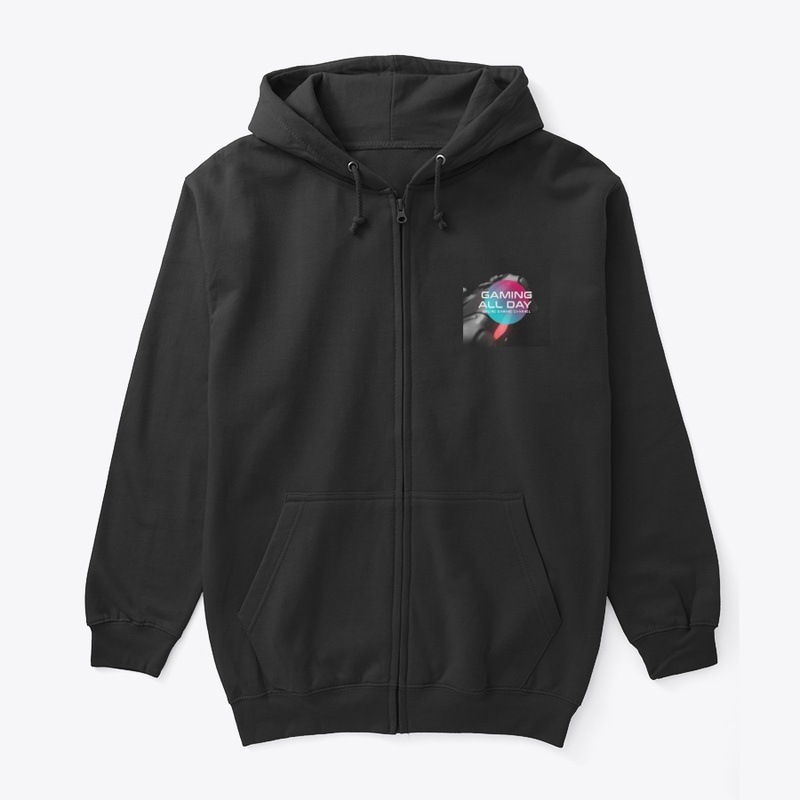 UNZIP HOODIE GAMING ALL DAY