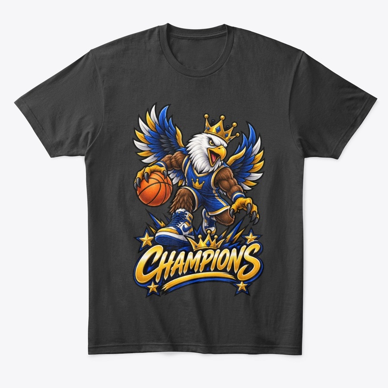 Champions Eagle Basketball Mascot 