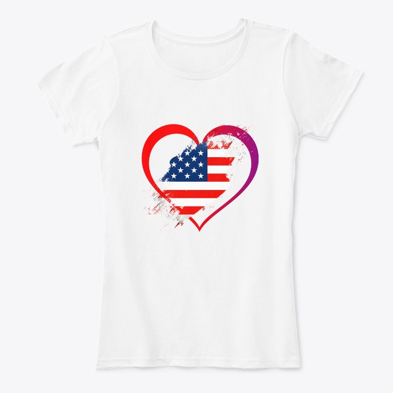 American Heart Flag Tee