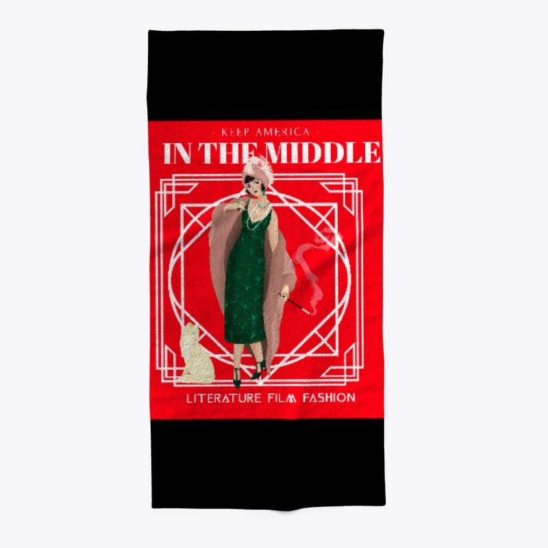 KEEP AMERICA ROARING 20'S BEACH TOWEL