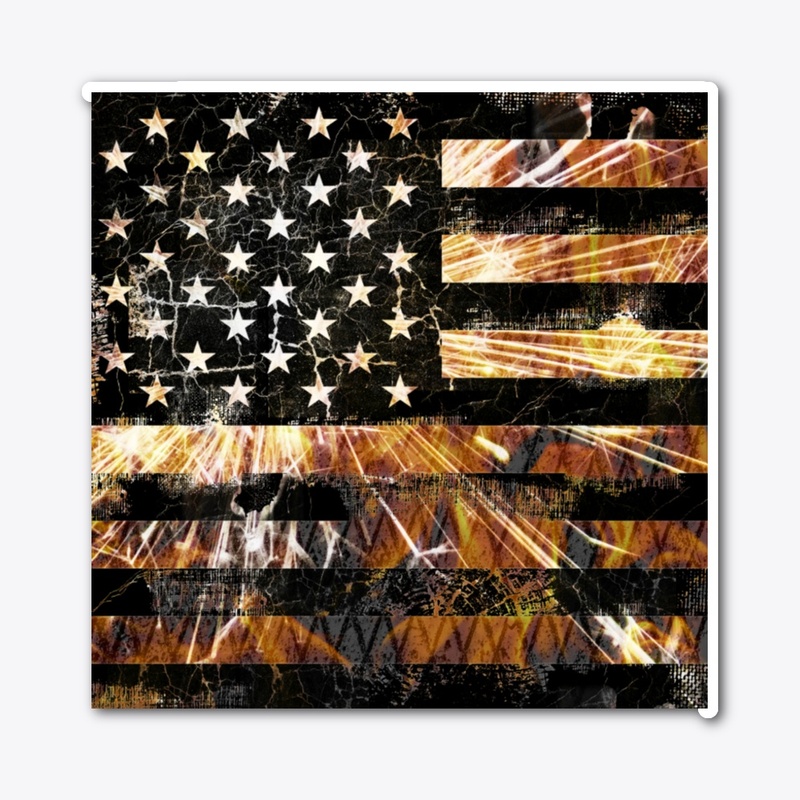 Industrial Construction Flag Sparks
