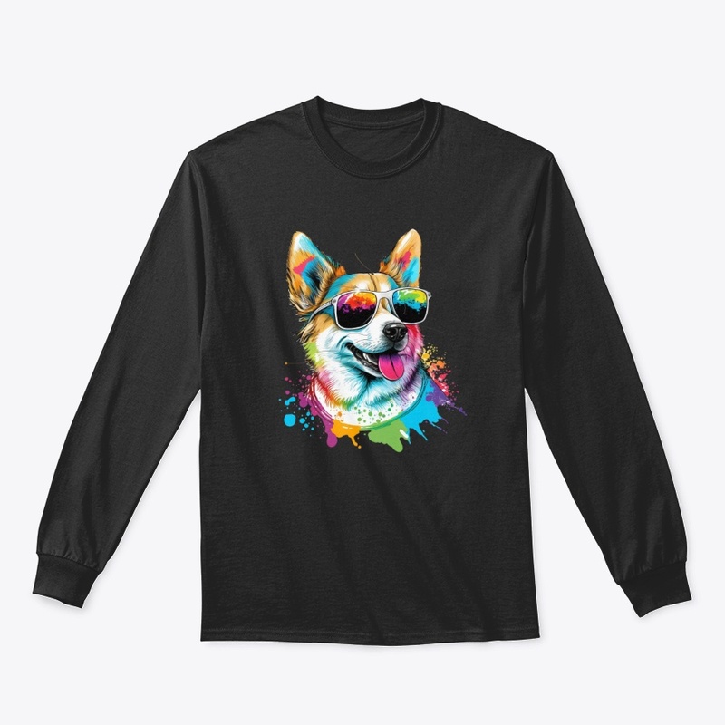 Happy Dog wearing Sunglass 2