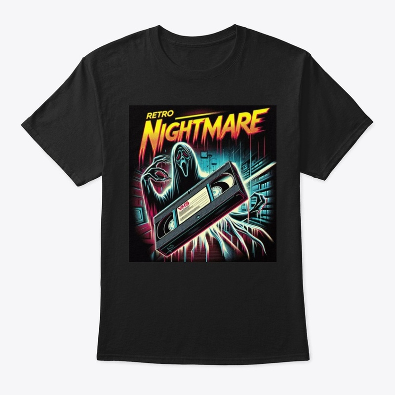 Retro VHS Nightmare Horror Design 