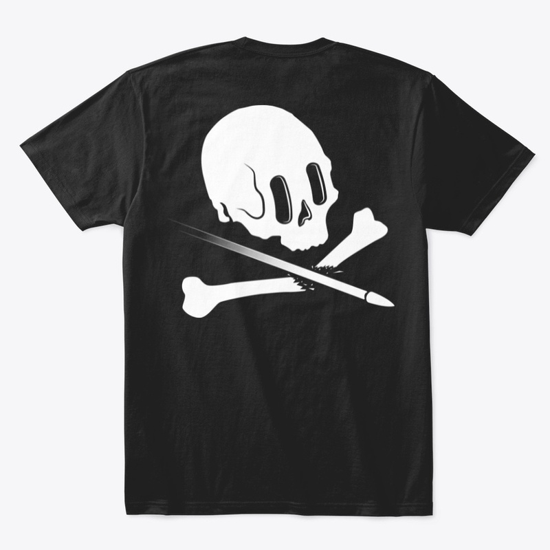 Sniped Skull T - WHITE