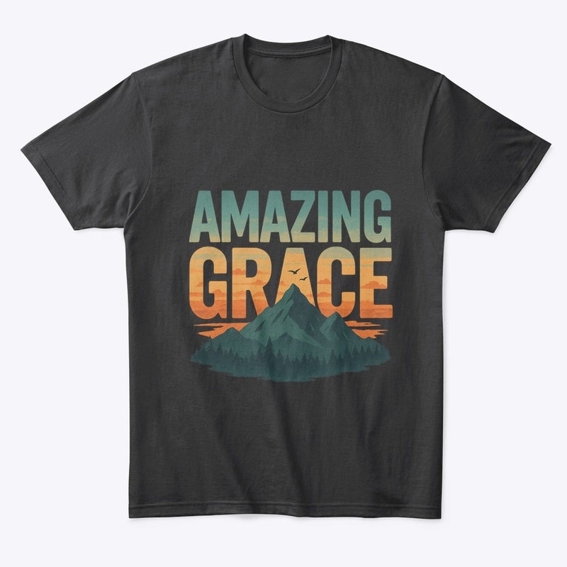 Amazing Grace Mountain Silhouette 
