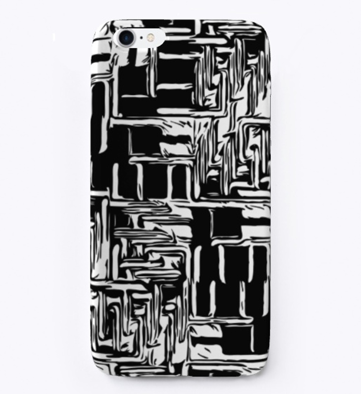 Black White Abstract Pattern 