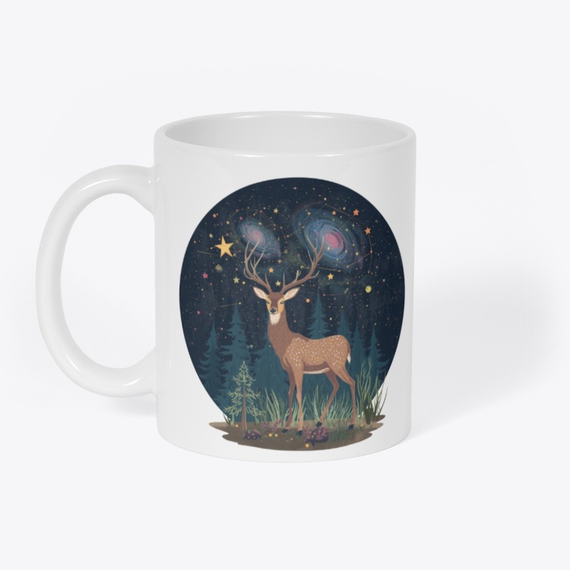 The Deer with Galaxies in Its Antlers