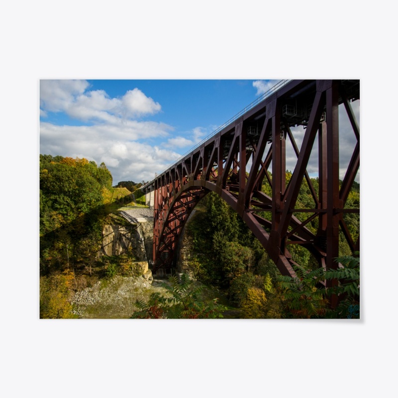 Letchworth Upper Falls Bridge