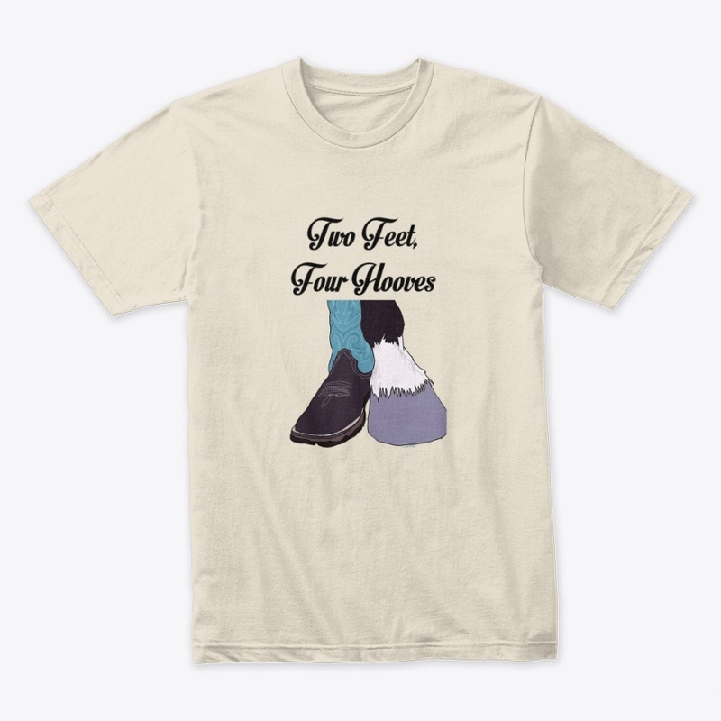 Two Feet, Four Hooves Logo Premium Shirt