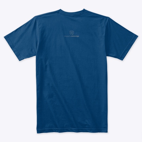 I Love The Flag Cool Blue Camiseta Back