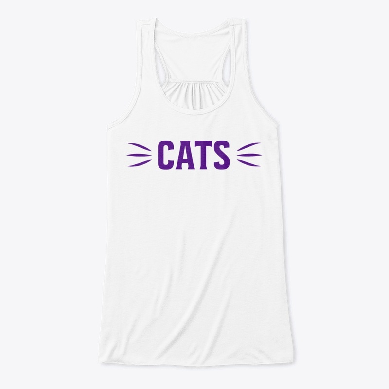 CATS Purple Flowy Tank