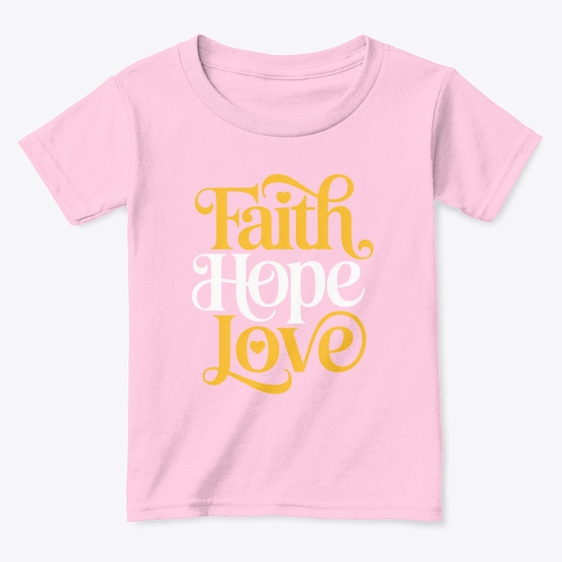 Faith Hope Love Typography