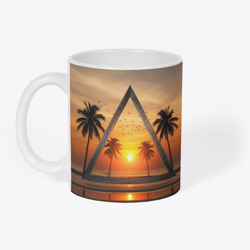 sunset tee design