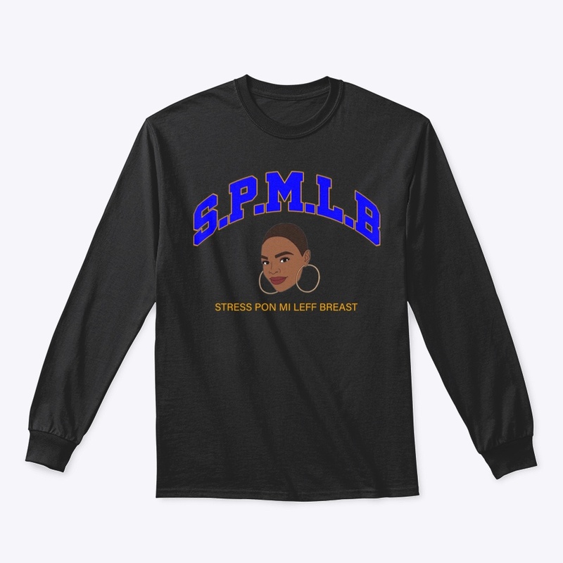 Blue and Orange SPMLB Face Tee