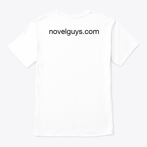Grid White T-Shirt Back