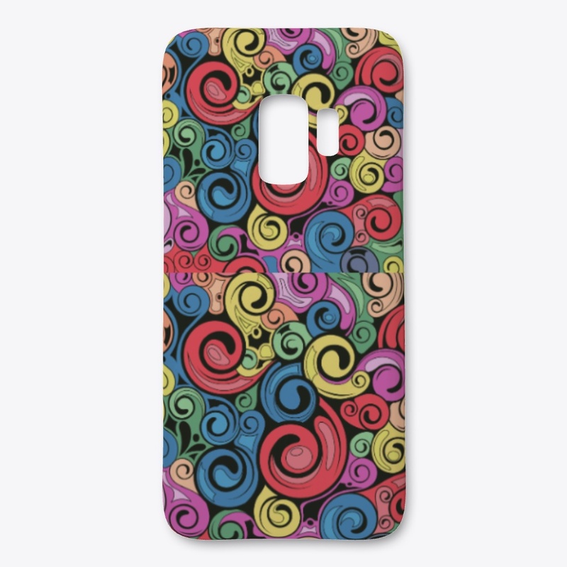 Swirl Retro Art Pattern 