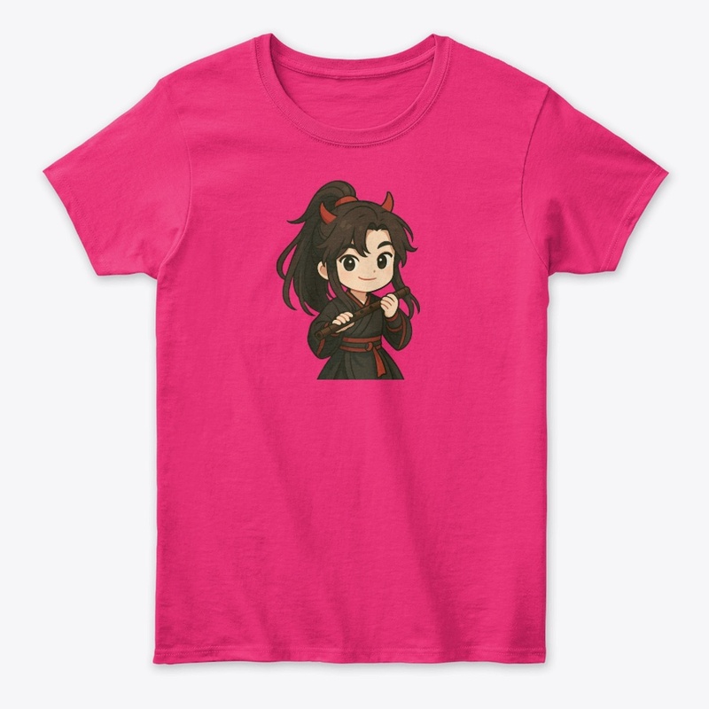Wei Wuxian Chibi Art|Flute & Demon Horns