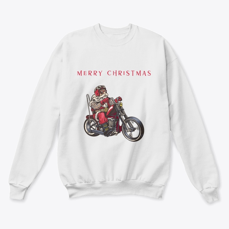 MERRY CHRISTMAS  BIKER SANTA
