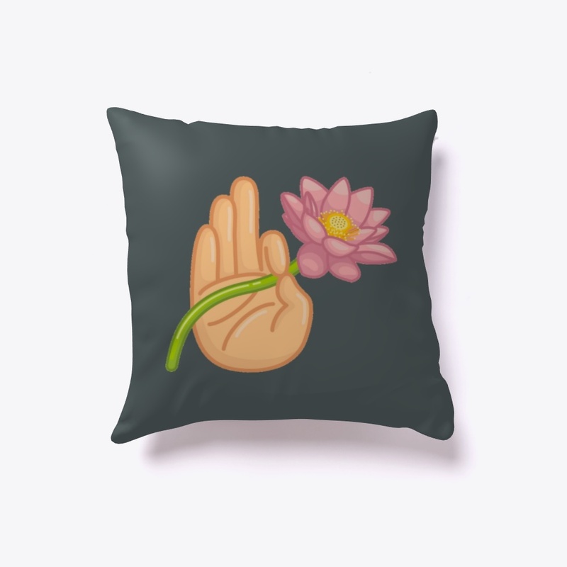 Hand Holding Lotus - Yoga Shirt 