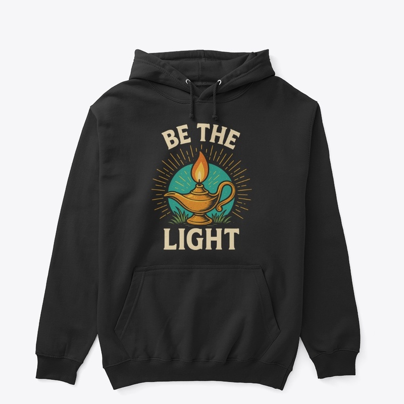 Be the Light-Motivational T-Shirt Design