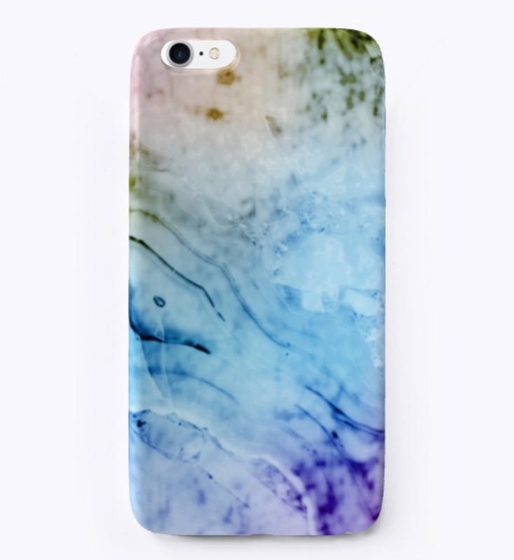 Rainbow Marble Art Print