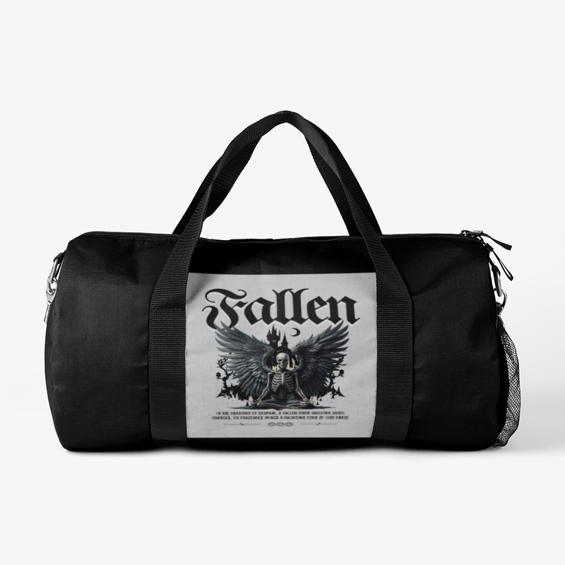 Fallen Skeleton Wings T-Shirt Design 