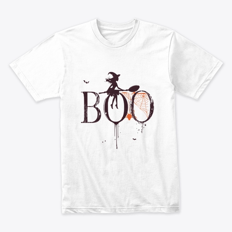 BOO & Happy Halloween Typography Dseign 