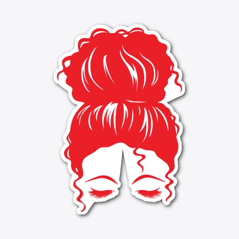 Awesome redhead sticker