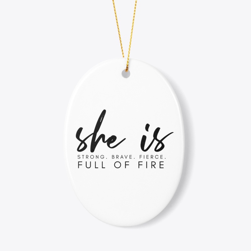 she is full of fire