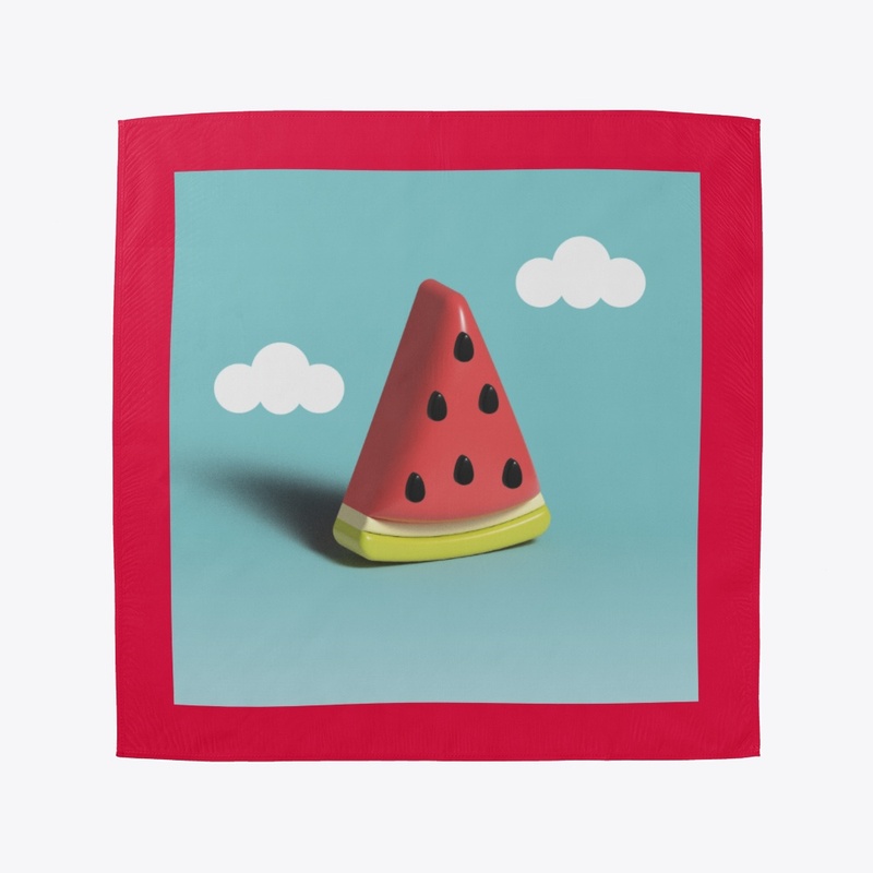 Yummy slice of a watermelon