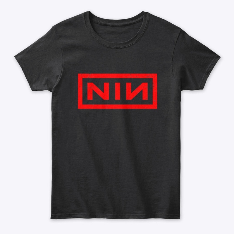 NIN - (Distressed in Red)