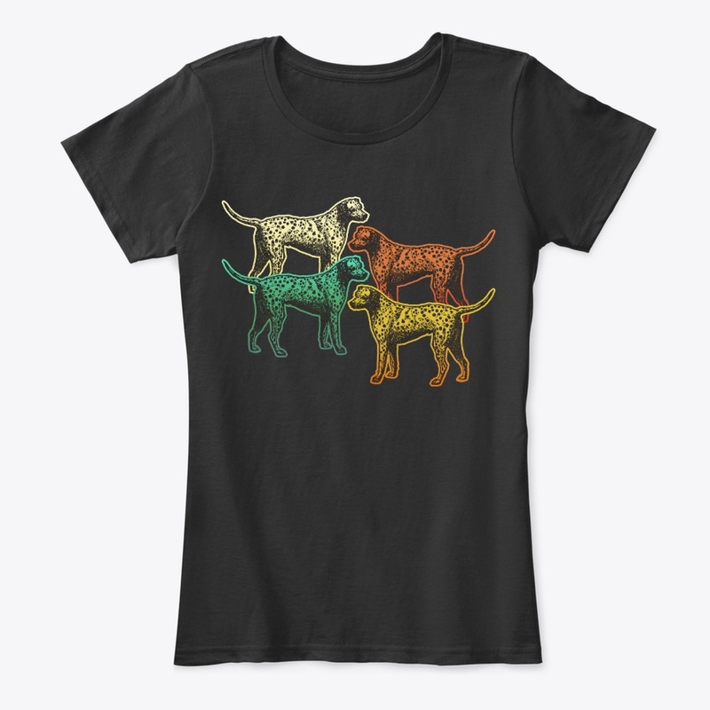 Vintage Retro Dalmatian For Dog Lover