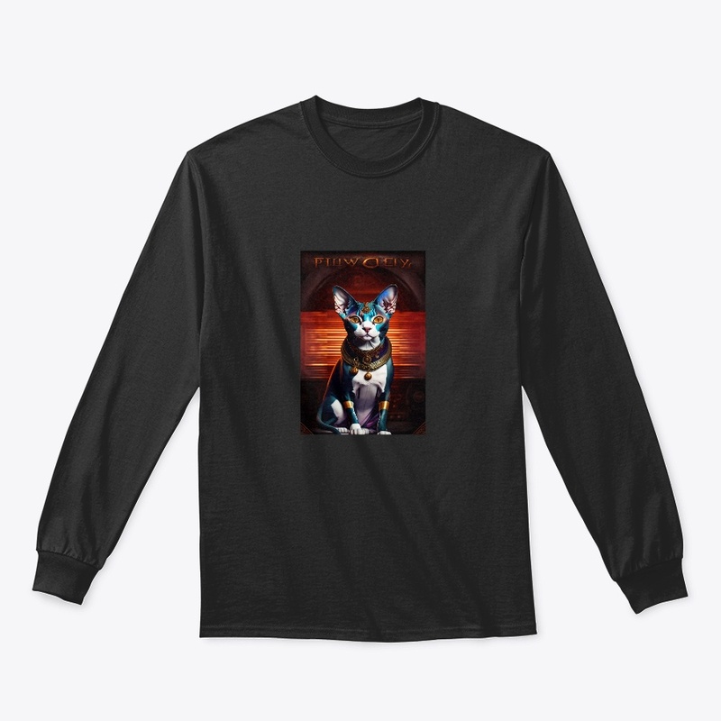 Egyptian cat T-shirt high quality