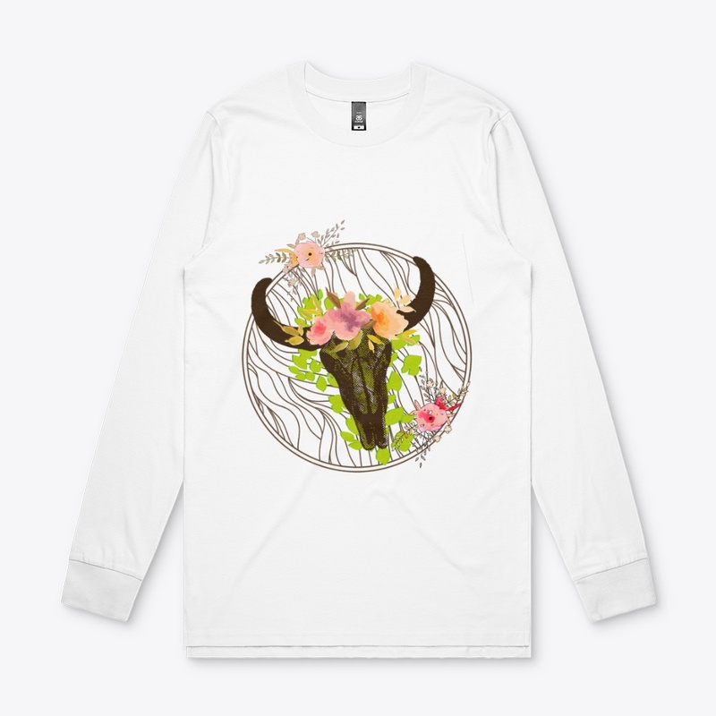 Skull & flowers