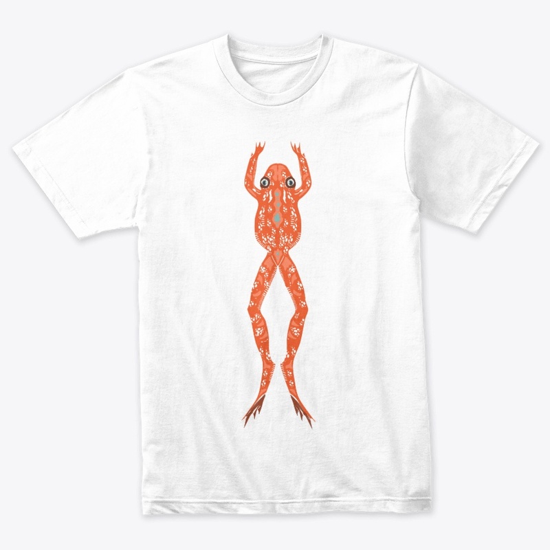 Orange Glowing Frog