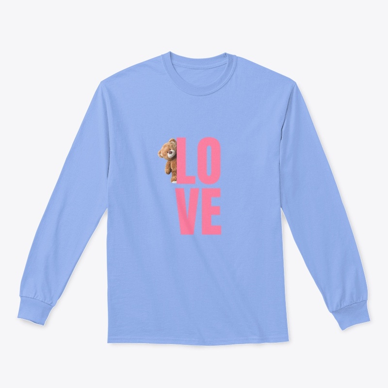 Love with cute bear T-shirt