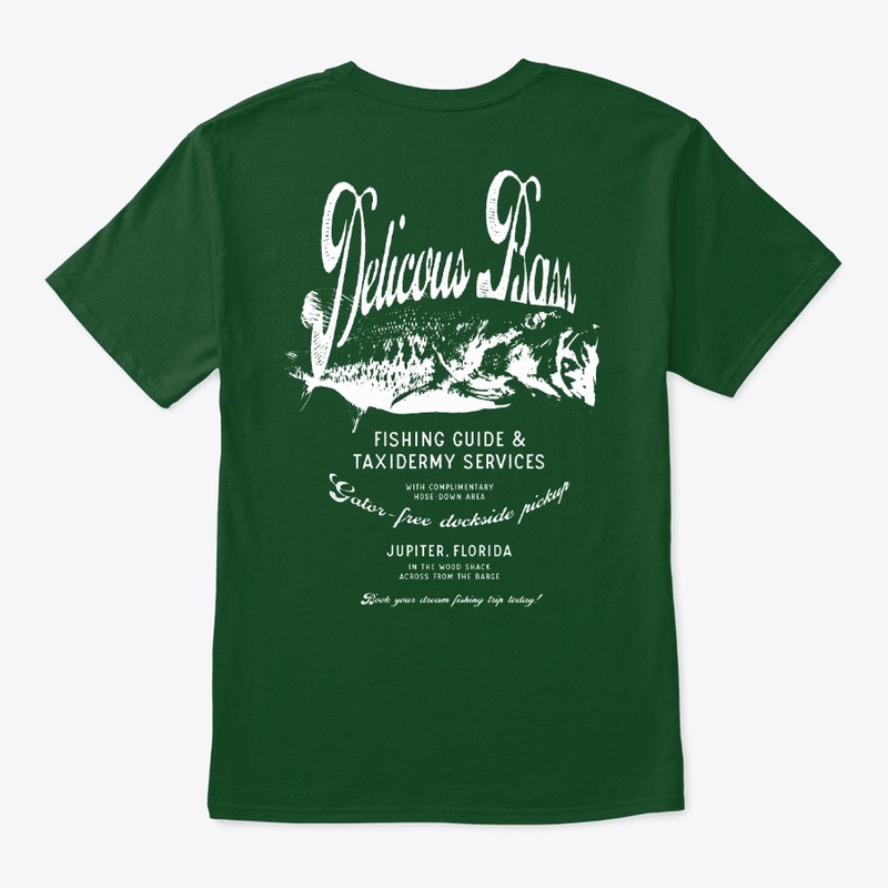 Delicious Bass Fishing Guide White