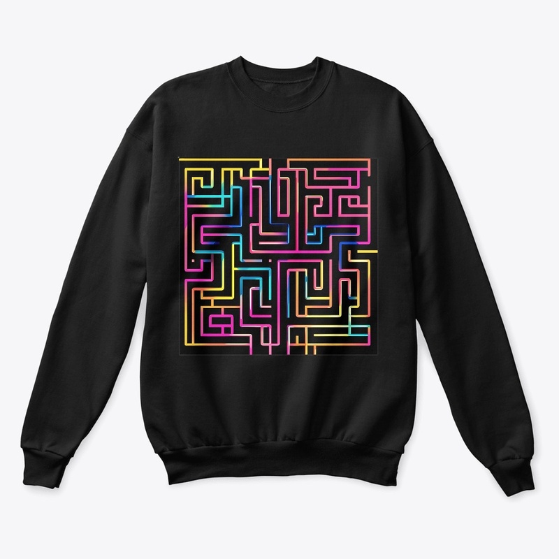 Neon Labyrinth: A Maze of Color