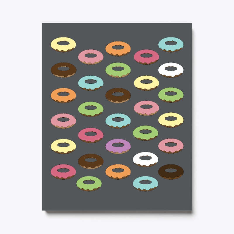 Donuts! Baker's dozen cute pastel design