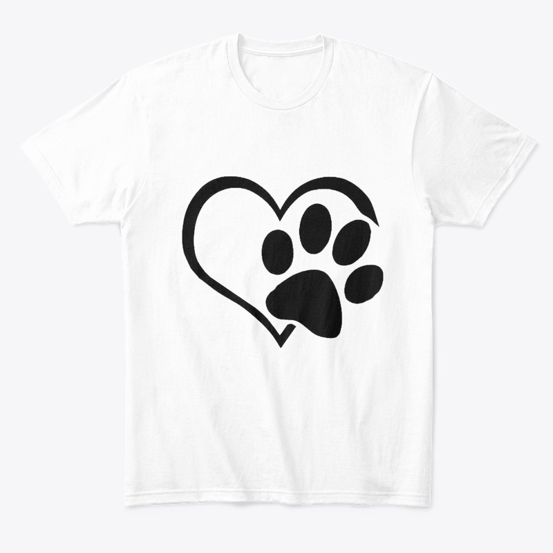 Heart & Dog, Cat Paw Design