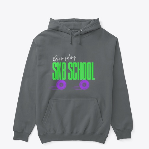 Sk8 School Charcoal Kaos Front