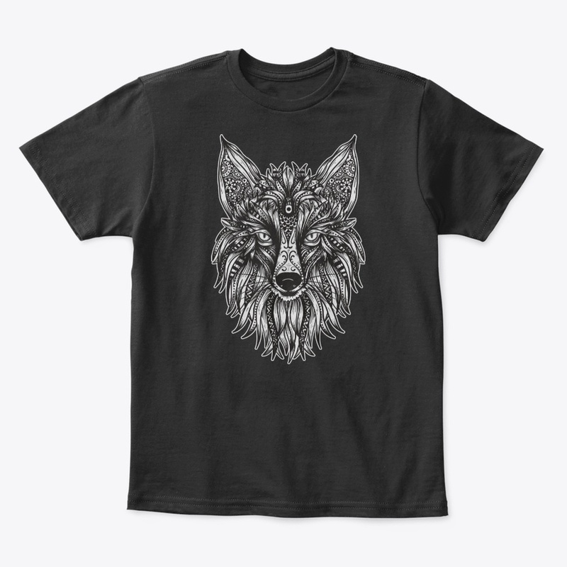 Tribal Pattern Mandala Fox Lover Gift