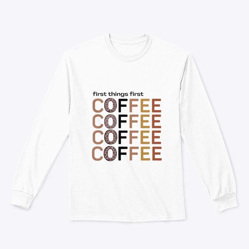 First things first coffee