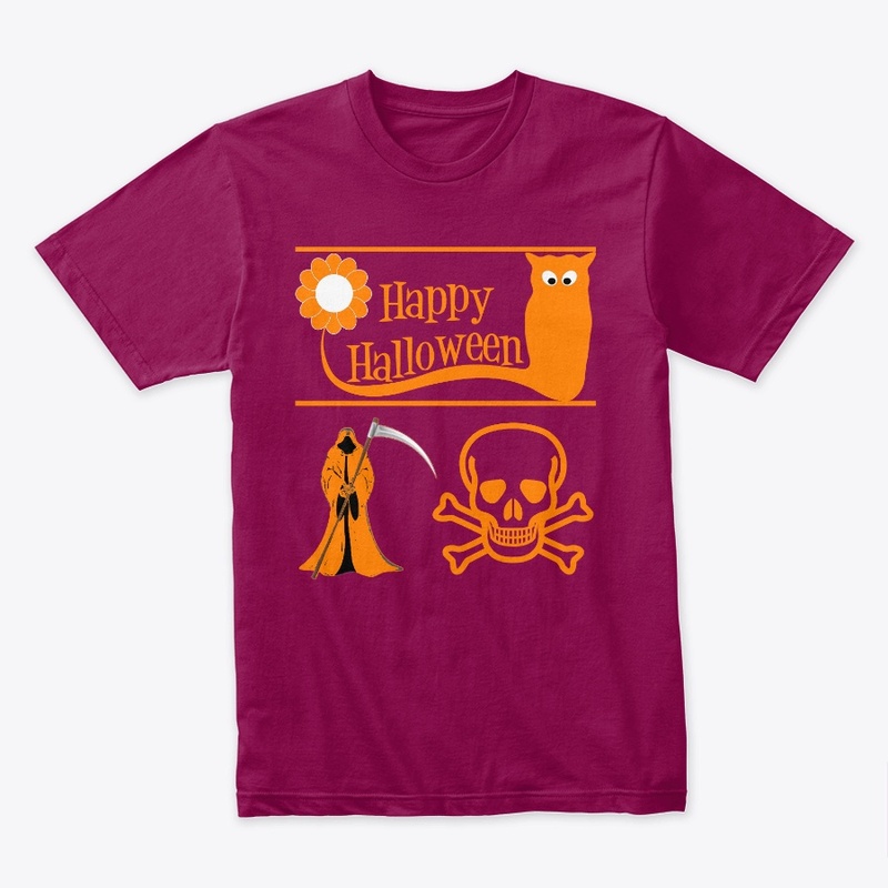 Happy Halloween - diable et crâne